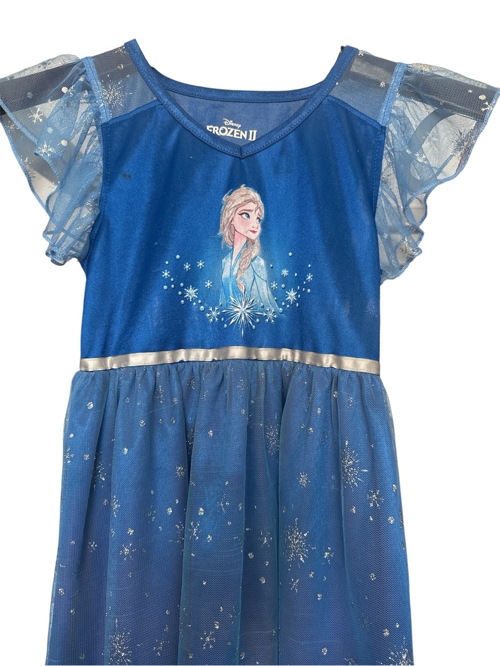 Disney Elsa Blue & Anna Purple Twin Girls' Costume Dresses - Picture 2 of 7